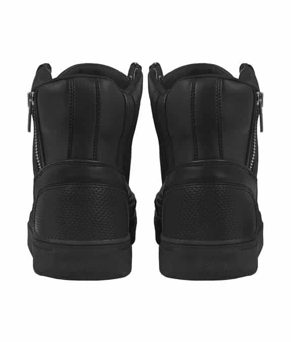Urban Classics Zipper High Top Shoe Black 2